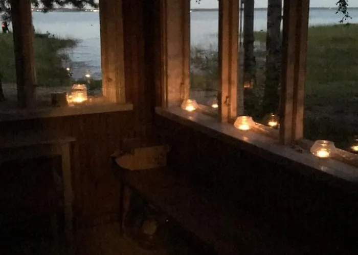 木屋 Cute Cottage With Sauna By The Sea *